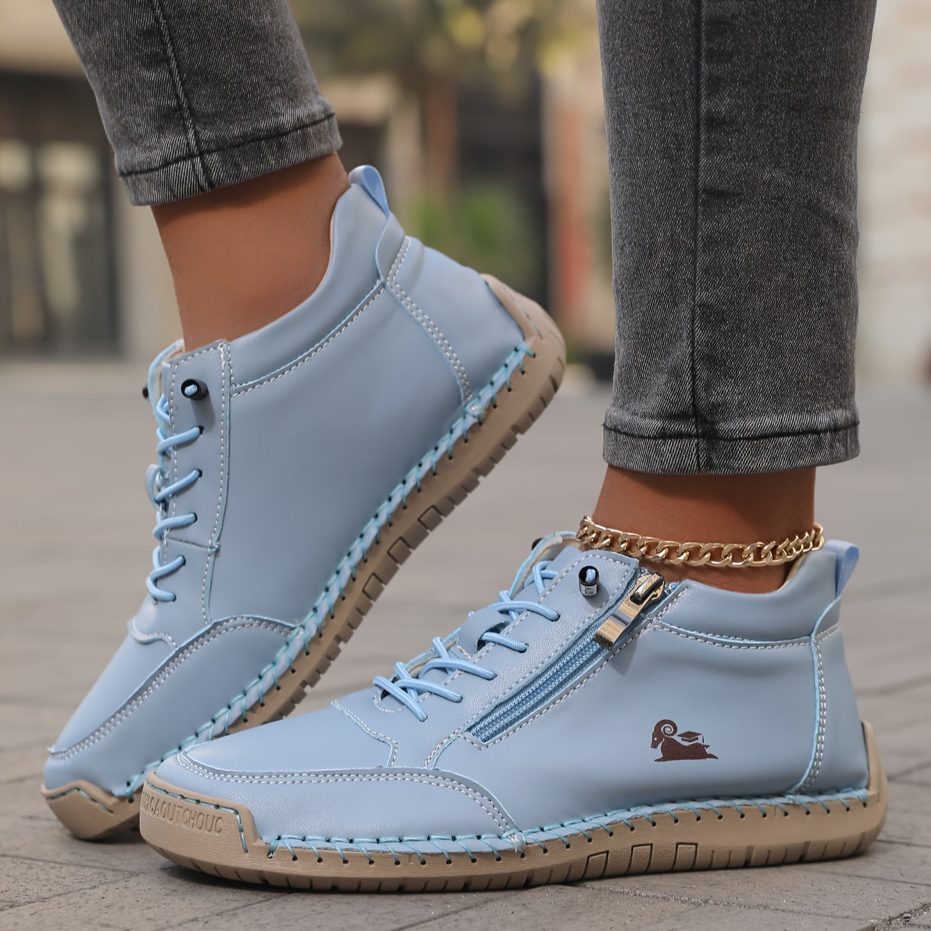 Mila – Zapatillas ortopédicas cómodas y Cremallera