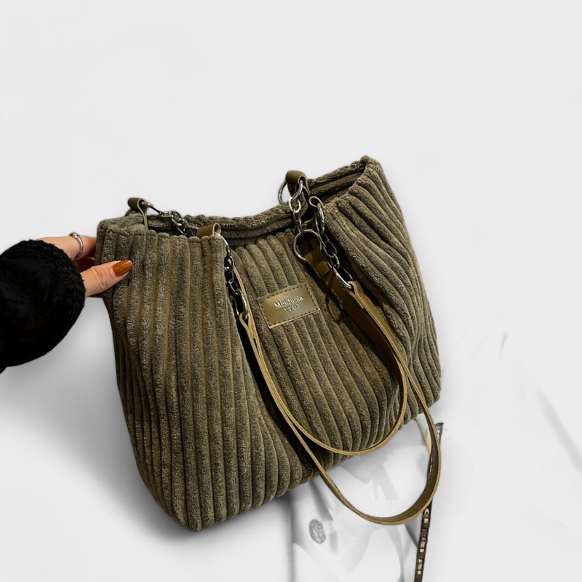 Gianna - Bolso de hombro de cordón suave