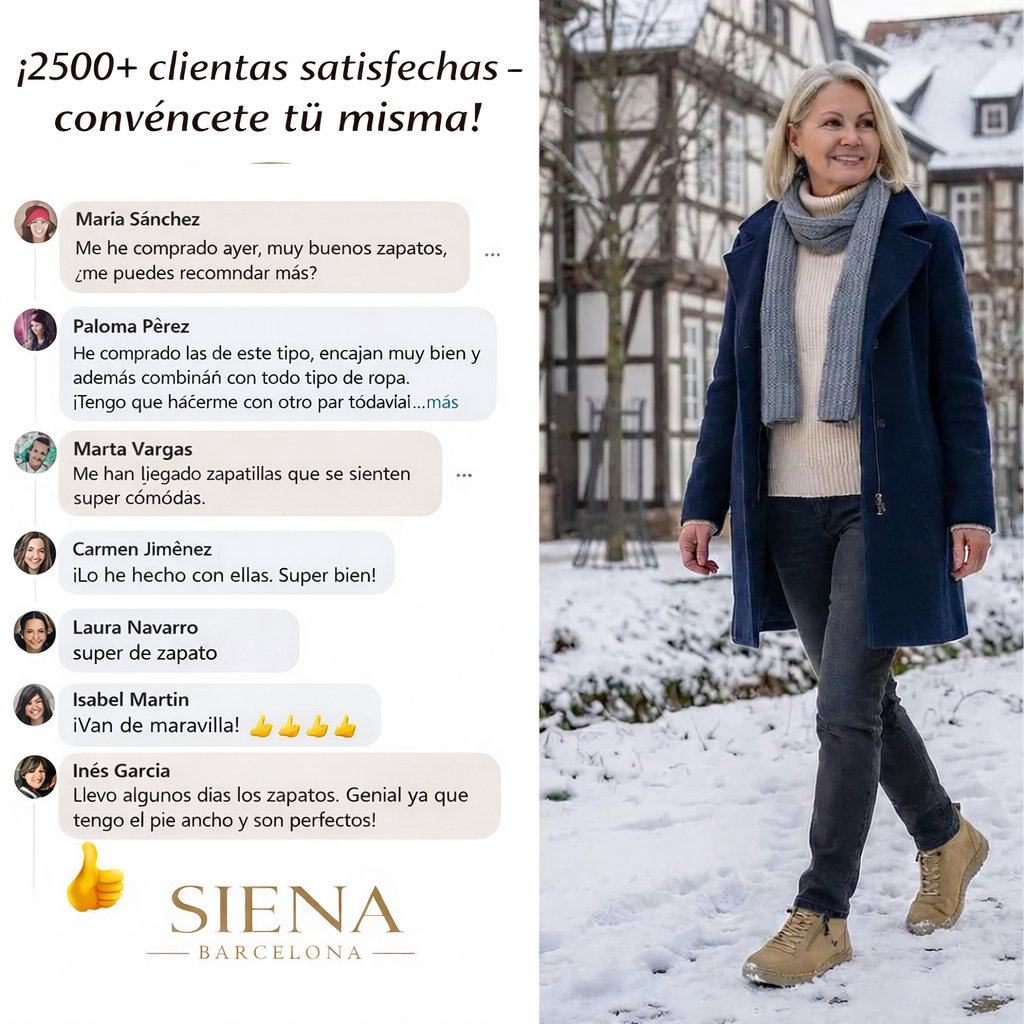 Mila – Zapatillas ortopédicas cómodas y Cremallera
