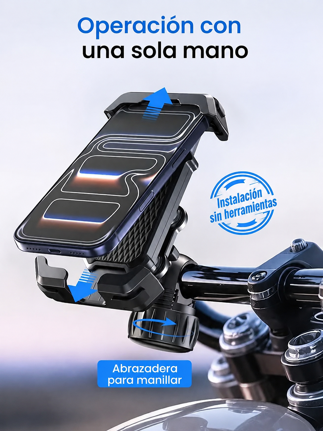 Soporte Premium para Smartphone de Moto | AURA