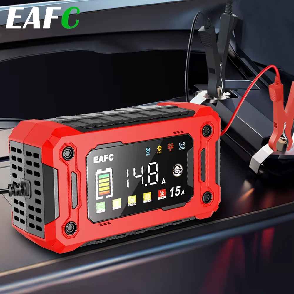 AURA SmartCharge Pro™ | Cargador Inteligente de Batería 12V