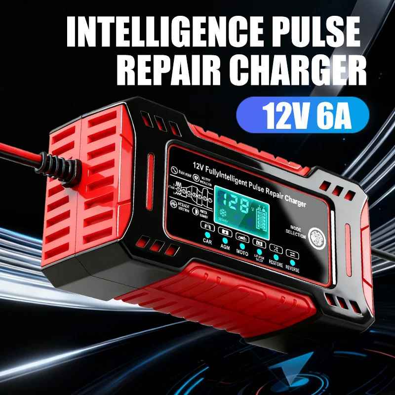 AURA SmartCharge Pro™ | Cargador Inteligente de Batería 12V