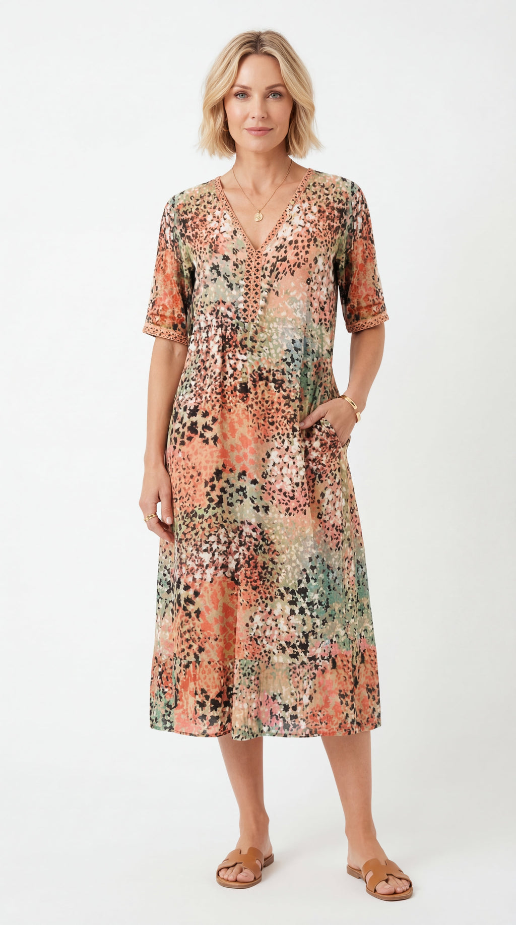Lina - Vestido ligero con escote en V