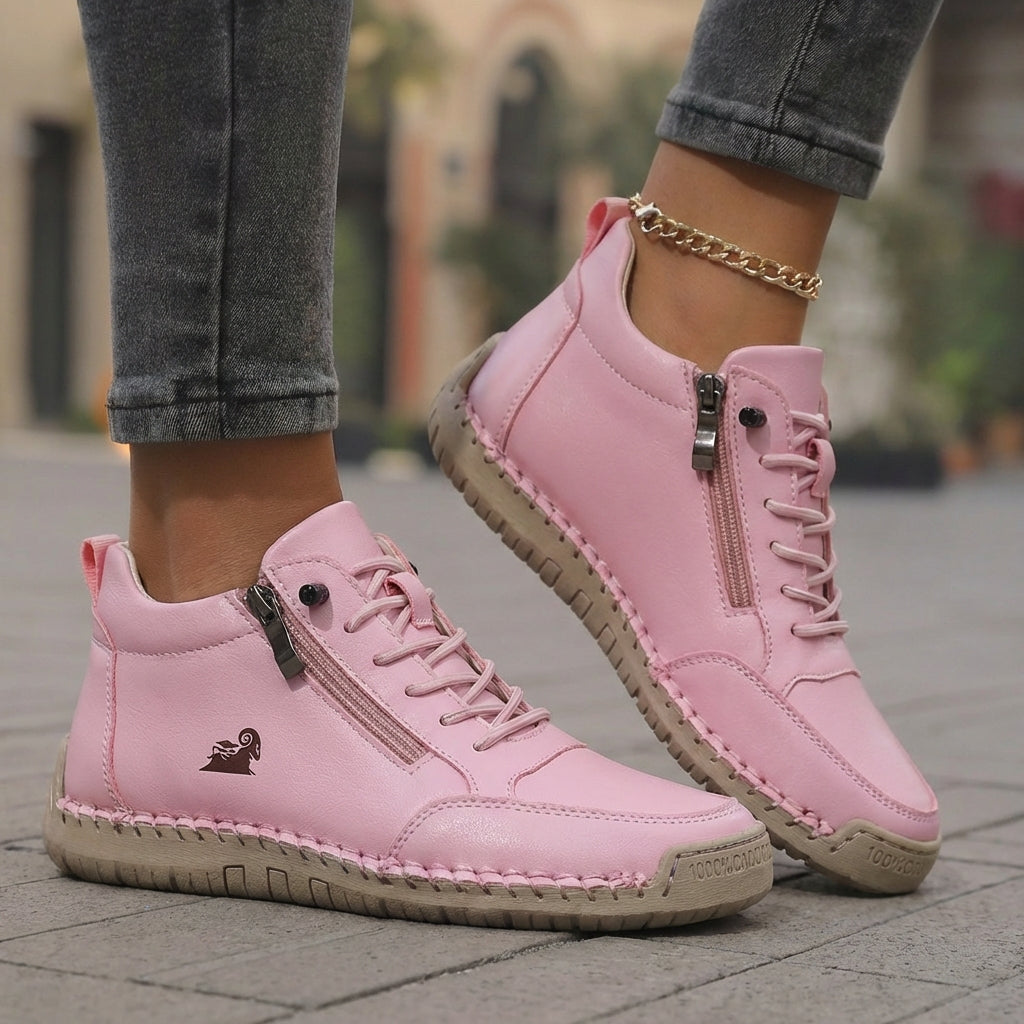 Mila – Zapatillas ortopédicas cómodas y Cremallera