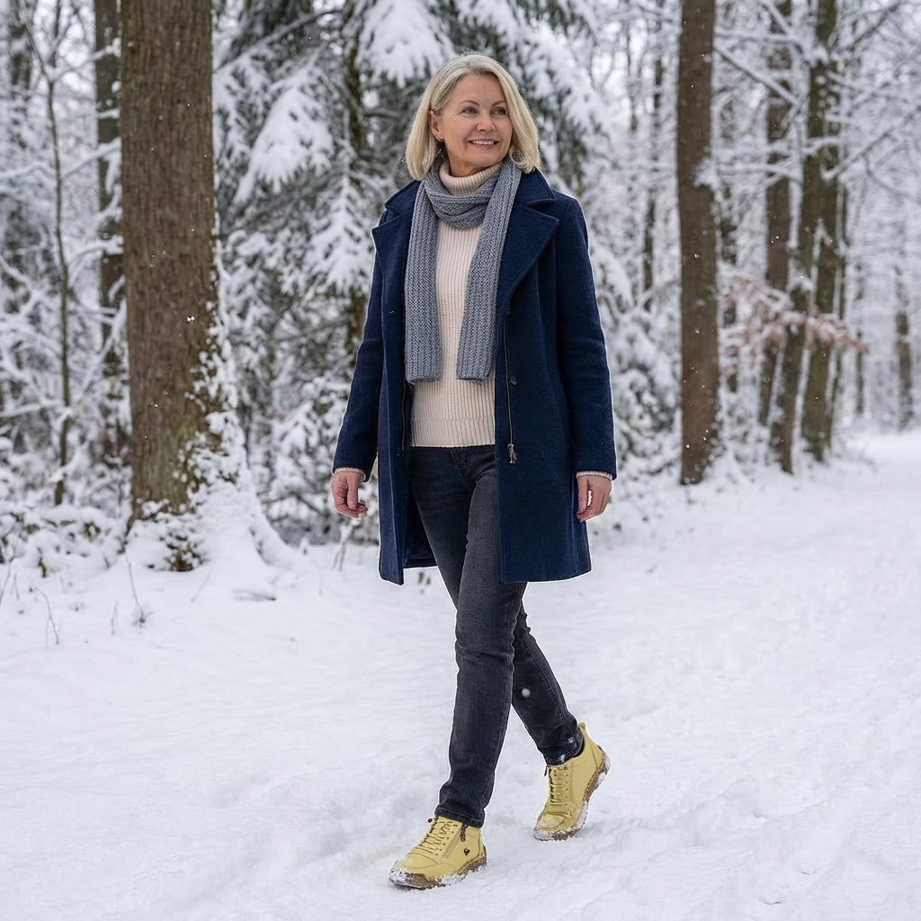 Mila – Zapatillas ortopédicas cómodas y Cremallera