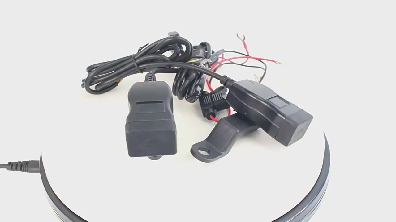 Cargador USB Rápido 60W para Moto | AURA